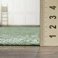 thumbnail image 2 of Loomaknoti Breyleigh Carzon 9' x 12' Cream/Green Geometric Indoor/Outdoor Polypropylene Area Rug, 2 of 9