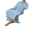 thumbnail image 4 of Lars Amadeus Nightgown for Men's Loose Fit Pajamas Long Sleeves V Neck Comfy Nightshirts, 4 of 4
