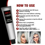 Light Gray Cream Natural Permanent Fashion Unisex Hair Color Dye 