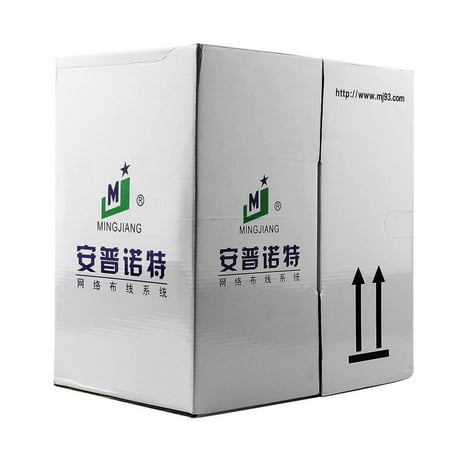 Cat5E Cable UTP 1000ft Grey Solid Wire Bulk Ethernet Network Cat5E 1000 RJ45