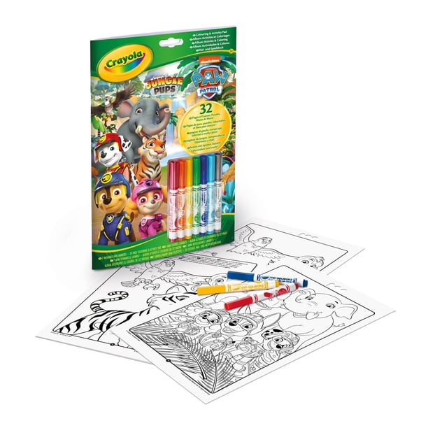 Crayola Paw Patrol Libro para Colorear y Actividades de 32 Páginas