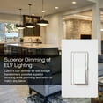 thumbnail image 6 of Lutron Dvelv-303P Diva 300 Watt 120 Volt 3-Way Electronic Low Voltage Preset Dimmer -, 6 of 6