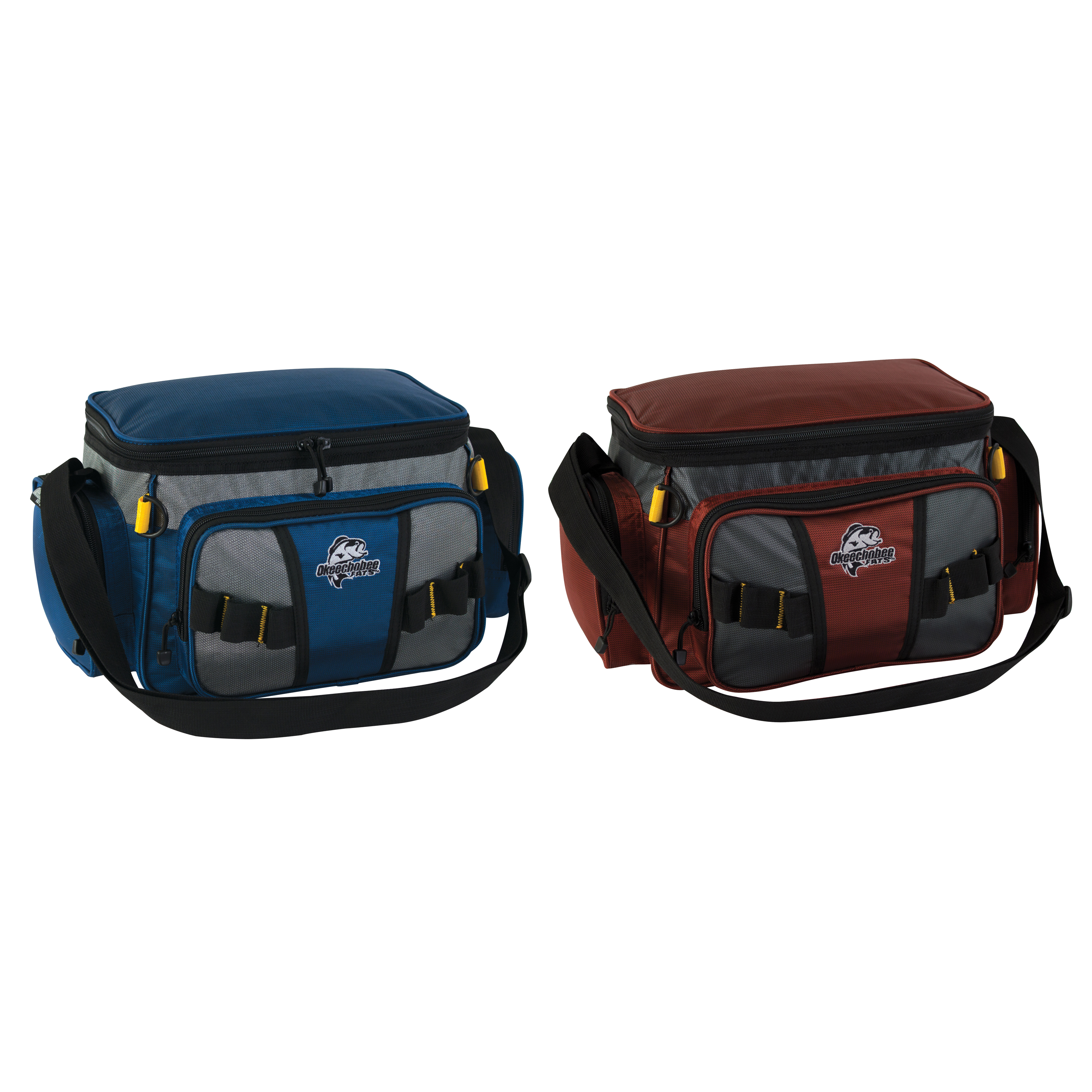 Okeechobee Fats Small Soft Sided Tackle Bag With 2 Medium Utility Lure Box Storage Containers