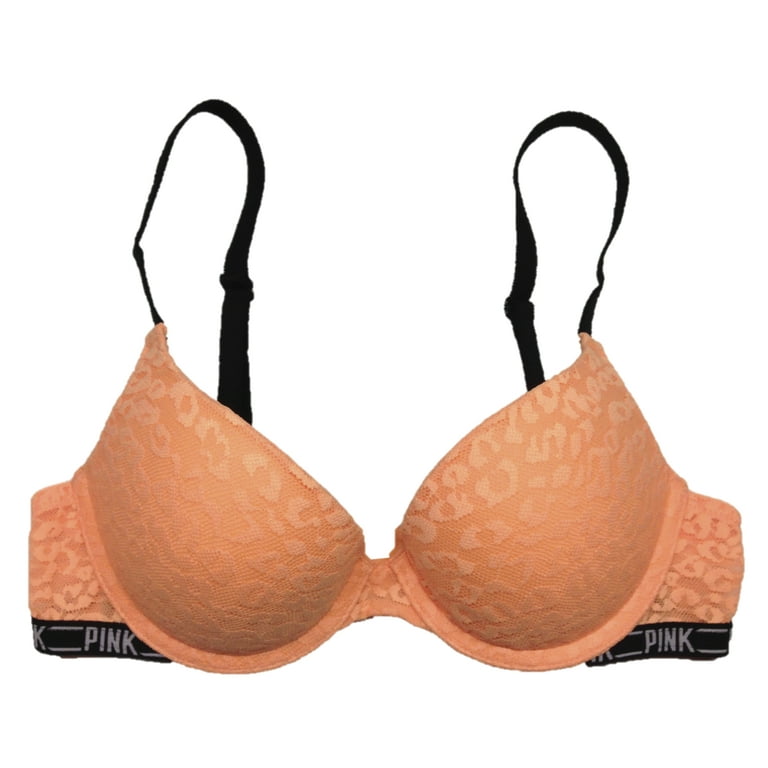 Buy Victoria's Secret Dreamy Nude Leopard Smooth Lace Wing Push Up