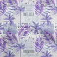 thumbnail image 1 of oneOone Cotton Cambric Violet Fabric Tropical Tree With Geometric Texture Sewing Material Print Fabric By The Yard 56 Inch Wide, 1 of 4