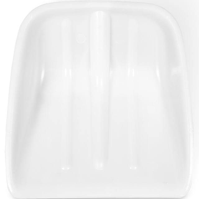 CATIEBYE Snow Shovel Replacement Head Blade Polypropylene White for Homeowners 1Pcs
