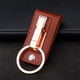 thumbnail image 3 of Qarigey LLavero de cinturón de aleación de cuero para hombre, decorativo portátil, elegante, pulido brillante, galvanizado, llavero antioxidante, Ropa, zapatos y accesorios Miscelánea Oro Qarigey AP014196-03, 3 of 6