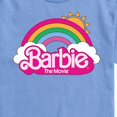 thumbnail image 2 of Barbie the Movie - Barbie Logo Rainbow -  Men's Short Sleeve Graphic T- Shirt, 2 of 5
