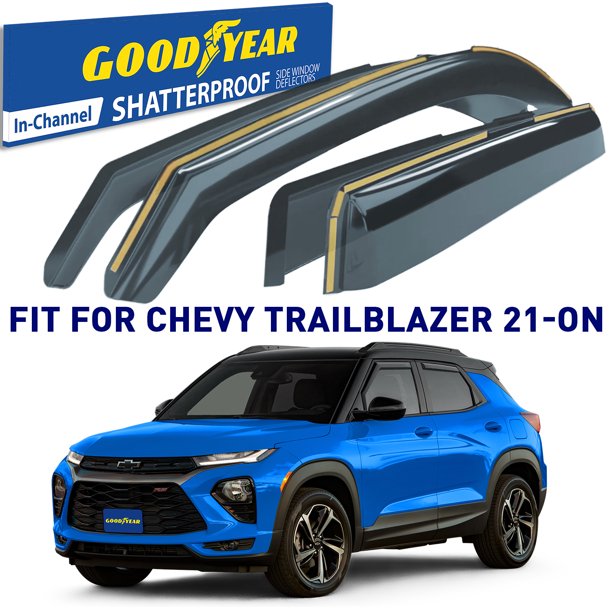 Goodyear Shatterproof inChannel Window Deflectors for Chevrolet (Chevy