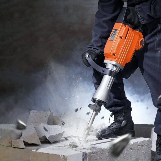 VEVOR Demolition Jack Hammer Concrete Breaker 2200W Martillo electrico 6 Brocas de cincel