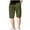 Army Green, variant on Boys Cotton Cargo Shorts Summer Elastic Waist Multi Pocket Loose Fit School Uniform and Play Shorts
