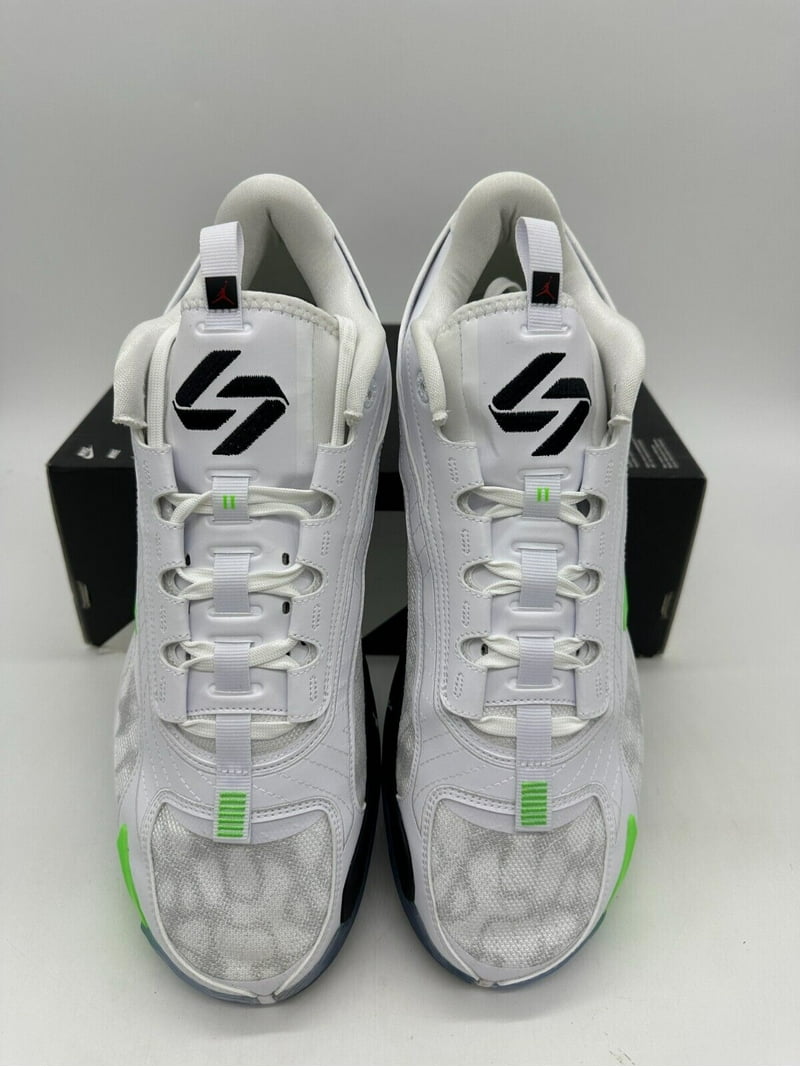 Jordan Luka 2 Men's Size 12 White Neon Iced Sole Basketball Shoes