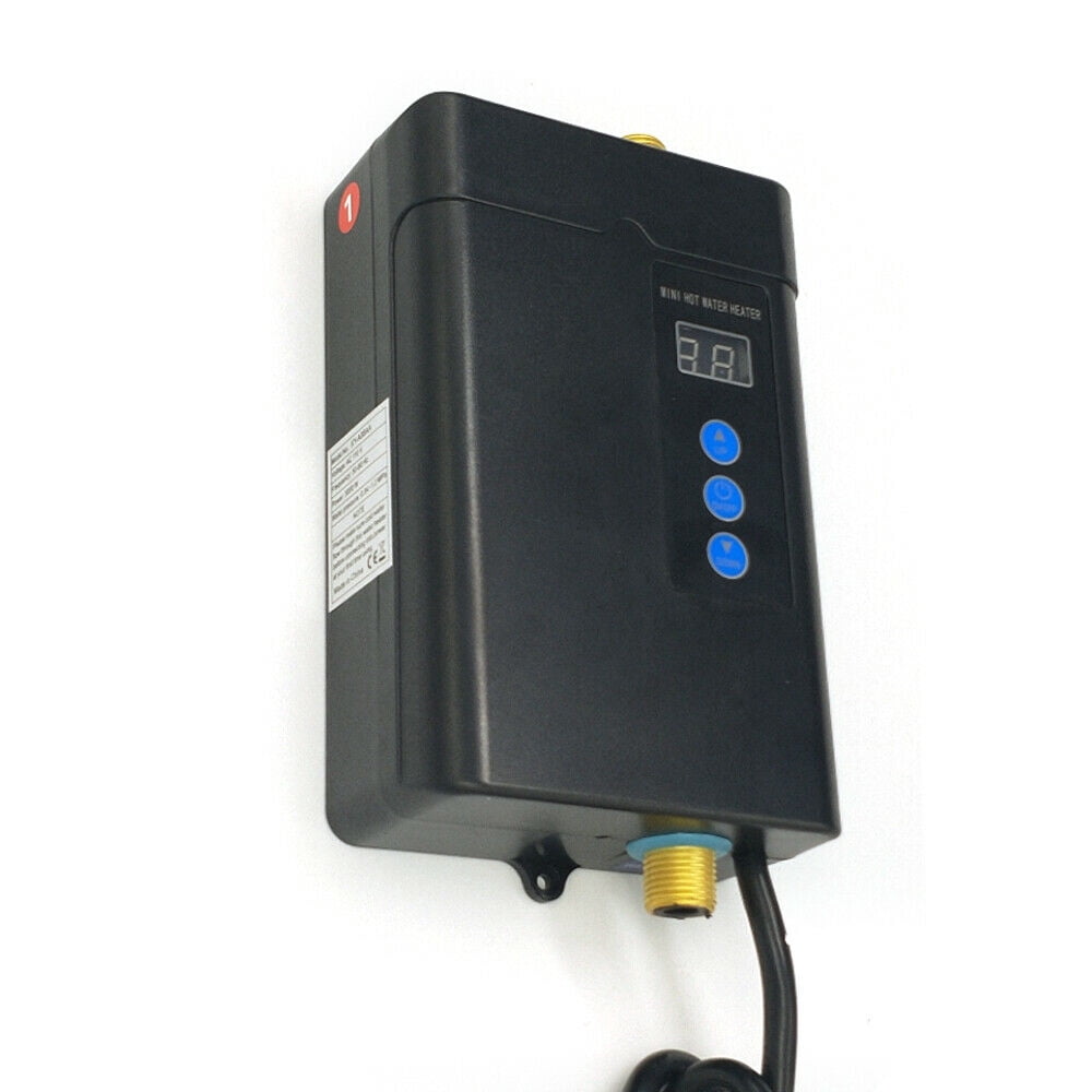 Electric Hot Water Heater Instant Boiler On Demand Tankless with Remote Control for homes, kitchens, apartments