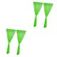 thumbnail image 1 of Bewildely Cortina de cocina de 2 paneles, cortina de gasa transparente para puerta y ventana, verde - 200x270cm 2piezas Verde 100 x 270 cm 2 piezas, 1 of 1