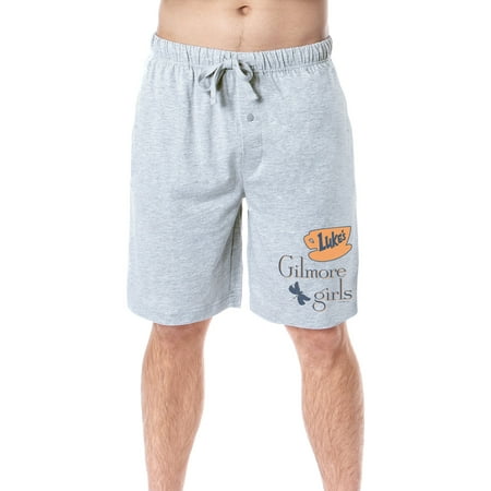

Gilmore Girls Mens Luke s Diner Logo TV Show Series Sleep Pajama Shorts (L)