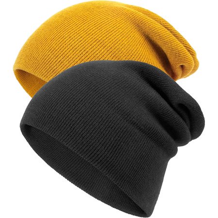 Muryobao Women's Slouchy Cable Knit Beanie