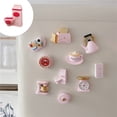 thumbnail image 6 of cpengpj Miniature Model Refrigerator Fridge Magnet, Unique Novelty Cute Mini Fridge Magnet, Simulation Cake Milk Furniture Dollhouse Set for Kitchen Ornament Party Play, 6 of 6