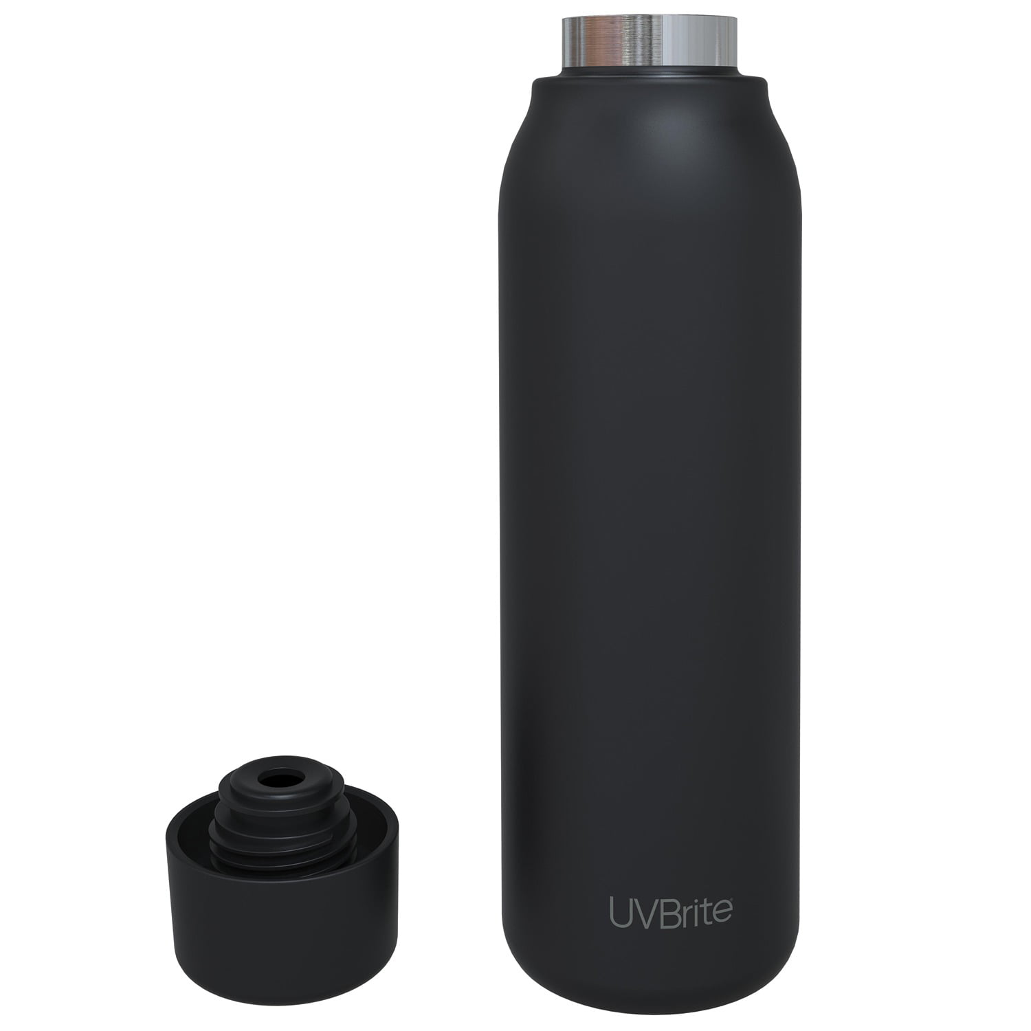 Self-Cleaning and Insulated Stainless Steel Water Bottle with UV Water  Sanitizer17oz, Black