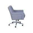 thumbnail image 4 of Serta Ashland Ergonomic Home Office Chair with Memory Foam Cushioning Chrome-Finished Stainless Steel Base, 360-Degree Mobility, Fabric, Gray, 4 of 4