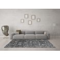 thumbnail image 3 of Ahgly Company Indoor Round Abstract Gray Modern Area Rugs, 8' Round, 3 of 4