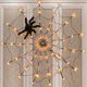 thumbnail image 5 of Red de luz LED de telaraña para Halloween, luz blanca cálida, funciona con pilas, resistente al agua, para decoración de fiestas en casa y Halloween, 5 of 7