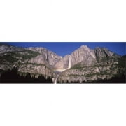 Panoramic Images  Lunar rainbow over the Upper and Lower Yosemite Falls Yosemite National Park California USA Poster Print by Panoramic Images - 36 x 12