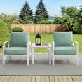 thumbnail image 3 of Crosley Kaplan 3Pc Outdoor Chat Set - 2 Chairs, Side Table, 3 of 6