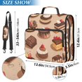thumbnail image 2 of FORMRS Zipper Binder with Shoulder Strap 2-inch Ring 500 Sheet Capacity File Bag, Creamy Cake, 2 of 5