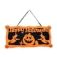 thumbnail image 2 of Puerta delantera de tela no tejida Halloween 19,3 x 8,3 pulgadas Cartel de Halloween para puerta rectangular Decoraciones de Halloween Adornos para colgar en la ventana o la pared de casa, 2 of 8