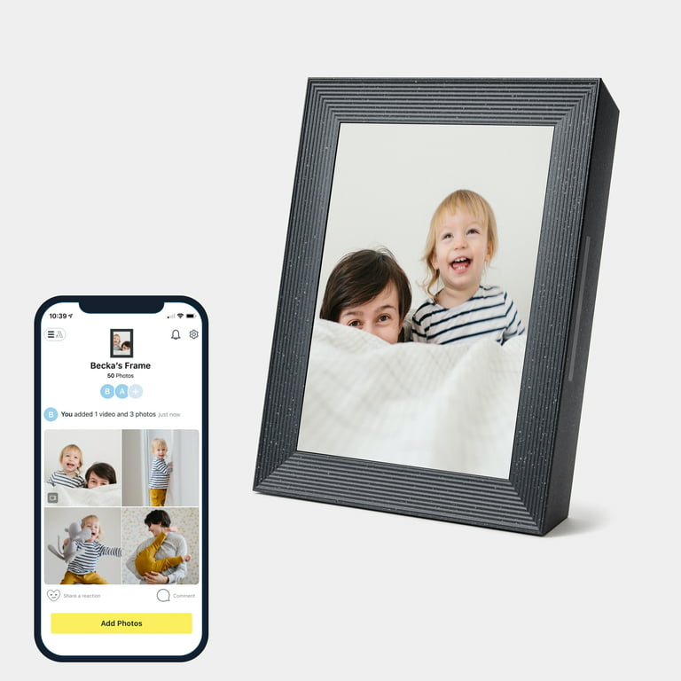 Mason Luxe by Aura Frames 9.7 inch 2K Wi-Fi Digital Picture Frame with Free  Unlimited Storage – Sandstone 