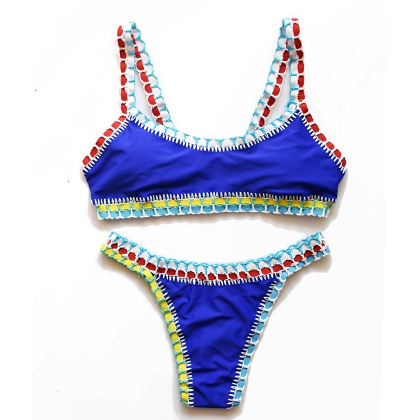 WILLBEST Traje de Baño de Manga Larga Para Mujer, Conjunto de Tankini Para Playa, Traje de Baño de Punto, Traje de Baño Separado de Verano Con Sombrero A Juego, Traje de Baño Informal