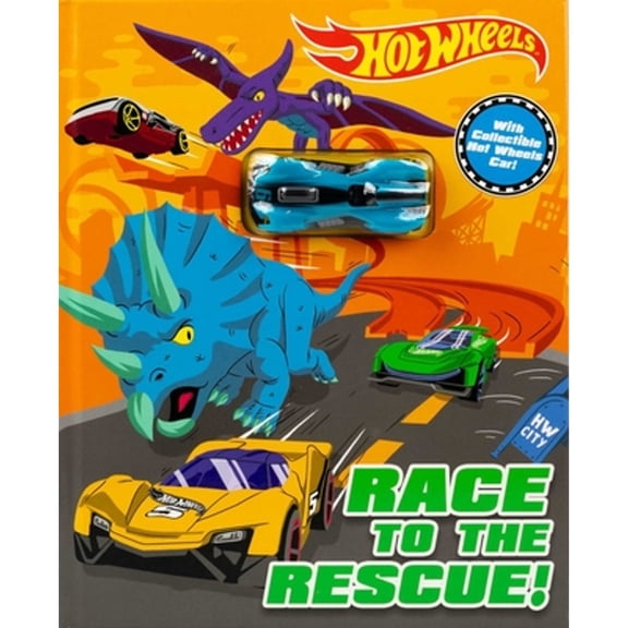 Pre-Owned Hot Wheels: Race to the Rescue!: Storybook with Collectible Car (Hardcover)