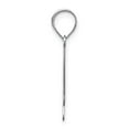thumbnail image 2 of 14k White Gold Slanted Design Bubble Letter H Initial Charm Pendant, 2 of 4