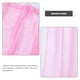thumbnail image 4 of Cortinas transparentes con ojales, románticas cortinas plateadas con estrellas brillantes para dormitorio de niña, paneles finos para habitación infantil, tamaño 100 x 200 cm (rosa), 4 of 4