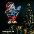 thumbnail image 2 of Glowneon Santa Big Belly Neon Sign, Santa Big Belly Led Light, Santa Claus Play Guitar Neon Light, 2 of 4