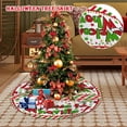 thumbnail image 4 of Grinch Christmas Tree Skirt Christmas Tree Decorations,Christmas Ornament Winter Large Christmas Tree Mat Holiday Party Christmas Tree Decorations,76cm (B), 4 of 7