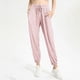thumbnail image 1 of MKLEKYY Pantalones deportivos de verano para mujer, de seda helada, ligeros, con cordón ajustable, pernera ancha y elástico., 1 of 4