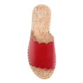 thumbnail image 3 of JOURNEE COLLECTION Womens Red Scalloped Padded Marjan Round Toe Slide Sandals Shoes 6.5 M, 3 of 4