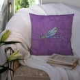 thumbnail image 3 of Carolines Treasures 8865PW1414 Dragonfly on Purple   Canvas Fabric Decorative Pillow 14Hx14W multicolor, 3 of 4