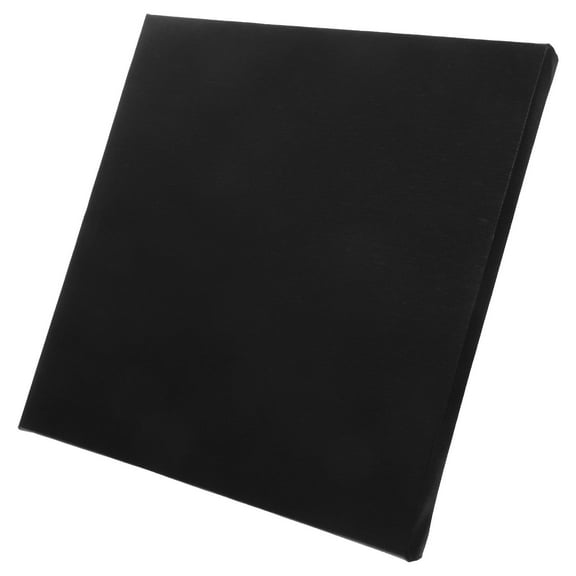 WORGEOUS Black Stretched Canvas Boards for Painting for Acrylic Oil and Watercolor Art Blank Canvases for Artists and Kids DIY Projects 30cm