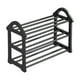 thumbnail image 2 of Organizador de Zapatos de Plástico de Tres Niveles, Negro o Blanco, 46x47x27cm, Diseño Ventilado para Almacenamiento en Dormitorio, Armario o Entrada, 2 of 6