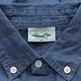 thumbnail image 4 of Woodland Creek Men's Denim Long Sleeve Button Down Shirt in Blue, Medium, 4 of 5