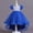 NEW Dark Blue, variant on Dresses for Girls Fancy Spring Party Colorful Train Gown Birthday Party Size Sun Dress