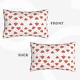 thumbnail image 2 of Lsque Hand Drawn Watermelon Pattern Pillow Case – Soft & Cozy Throw Pillow Cover, Hypoallergenic Cushion Case for Sleeping Women with Envelope Closure-14"x20", 2 of 6
