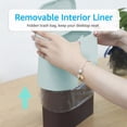 thumbnail image 4 of Ayada Mini Trash Can With Lid 1.5L Capacity White Desktop, 4 of 4