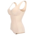 thumbnail image 3 of Body moldeador adelgazante con escote en V y sujetador para mujer, entrenador de cintura, Body con Control de barriga (caqui) L, 3 of 5