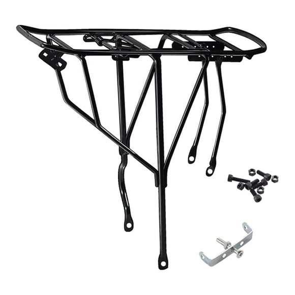 Portabicicletas para equipaje trasero, portaequipajes para bicicleta, soporte para bicicleta de alta resistencia de 250kg, portabicicletas para carga Gran hoyo
