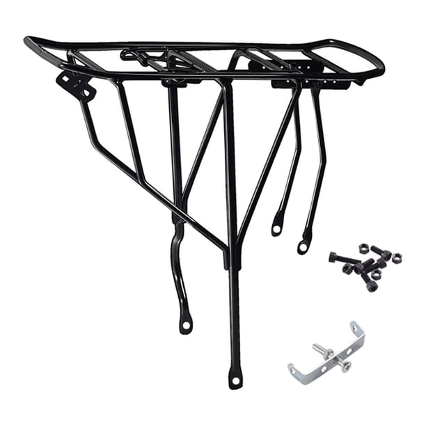 Portabicicletas para equipaje trasero, portaequipajes para bicicleta, soporte para bicicleta de alta resistencia de 250kg, portabicicletas para carga Gran hoyo