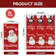 thumbnail image 3 of Sm:)e SantaClaus Christmas Paper Napkins 100pcs Winter Disposable Decorative Guest Napkins, Red, 3 of 8