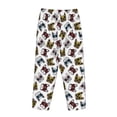 thumbnail image 5 of Naloa Bulldog Sunglasses Face Print Women’s Ultra-Soft Comfy Pajama Lounge Pants with Pockets & Drawstring, 5 of 8